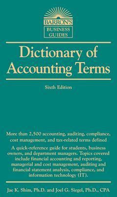 Dictionary Of Accounting Terms