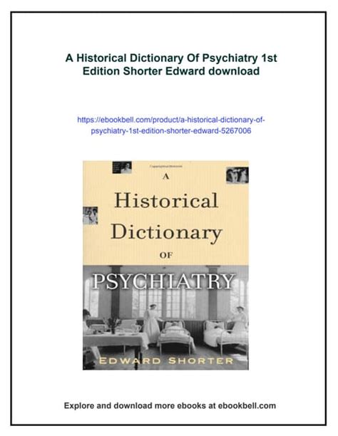 Dictionary Of Psychiatry
