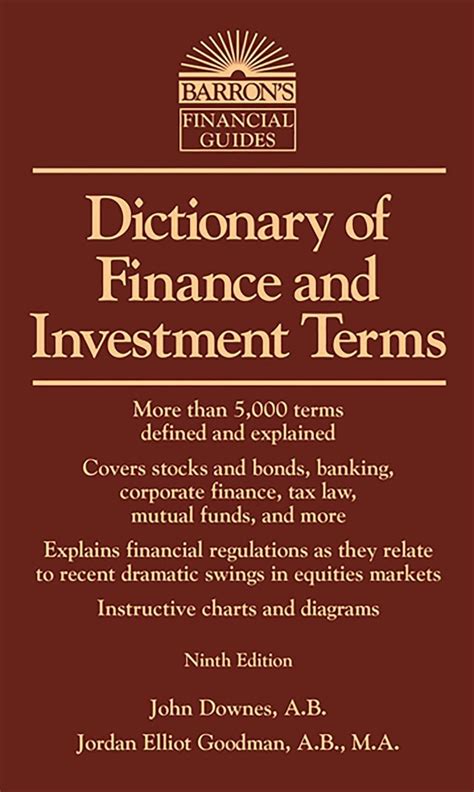 Read Online Dictionary Of Finance And Investment Terms Barrons Business Dictionaries Barrons Business Guides 