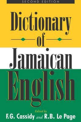 Read Online Dictionary Of Jamaican English 