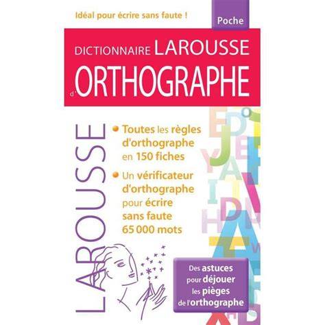 dictionnaire d orthographe