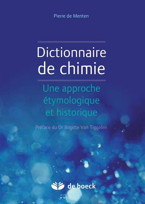 dictionnaire de chimie