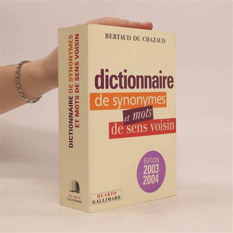 dictionnaire de synonymes et mots de sens voisin
