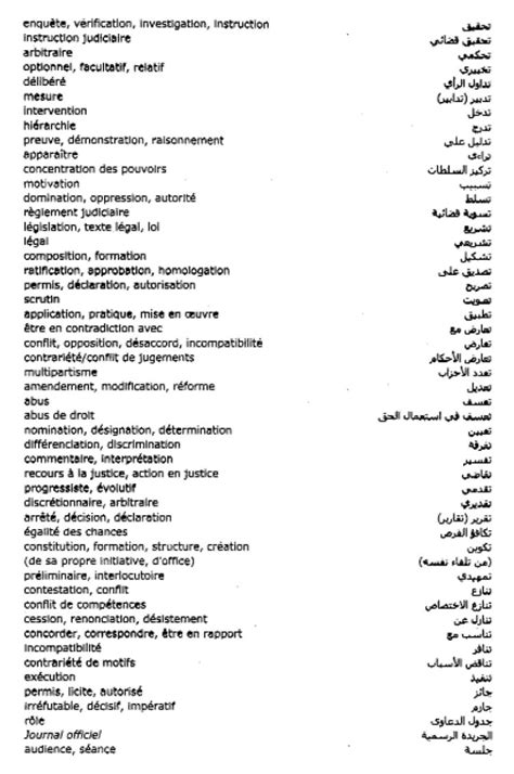 dictionnaire juridique francais arabe gratuit pdf