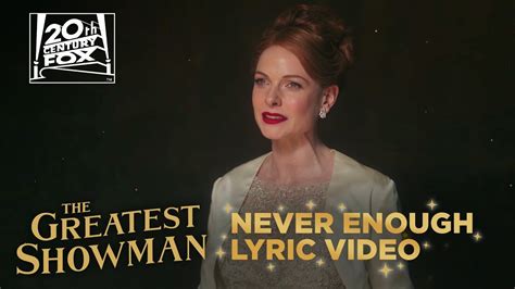 did the girl in greatest showman sing never enough