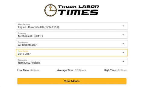 diesel labor guide