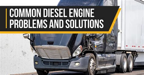 Read Diesel Engine Problems And Solutions 