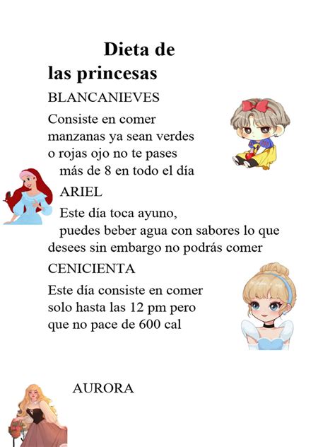 Dieta De Princesas