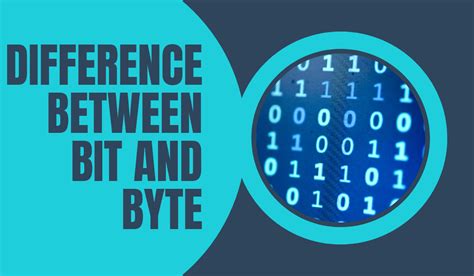 difference between Bit and Byte Coding Ninjas