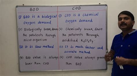 Difference Between Bod And Cod