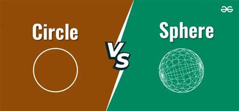 Difference Between Circle And Sphere