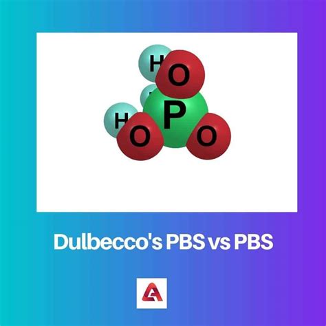 Difference Between Dulbecco S Pbs And Pbs