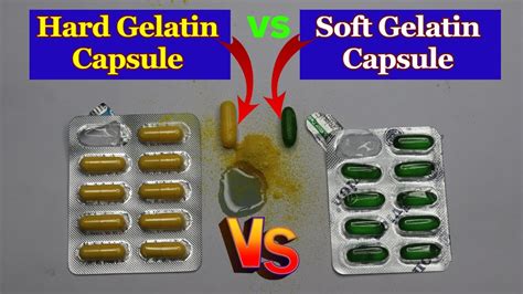 Difference Between Hard Gelatin Capsule And Soft Gelatin Capsule
