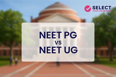 Difference Between Neet Ug And Neet Pg