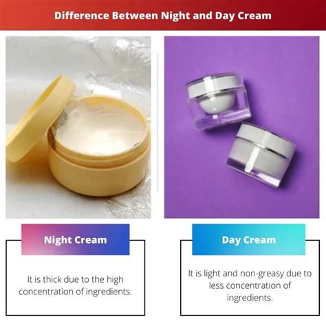 Difference Between Night And Day Cream Difference Between Difference Between Day And Night - Difference Between Day And Night