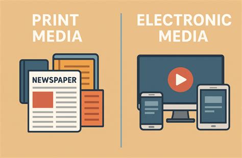 Difference Between Print Media And Electronic Media