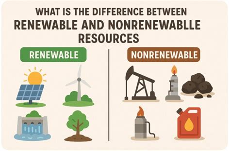 Difference Between Renewable And Nonrenewable Resources