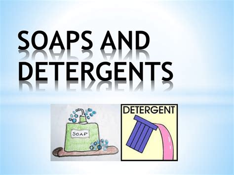 Difference Between Soap And Detergents