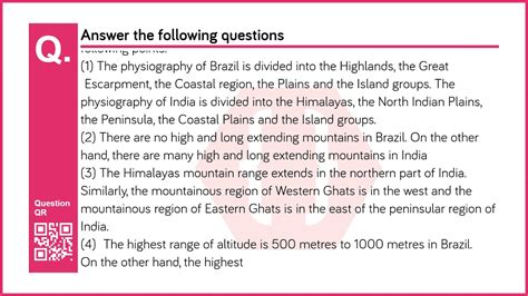 Difference Between The Physiography Of Brazil And India
