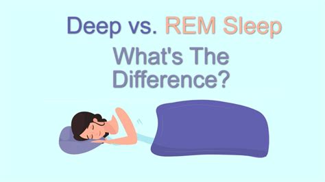 difference in deep sleep and rem sleep