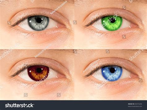 different colored eyes