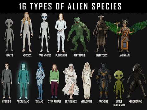 Different Types Of Aliens