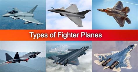 Different Types Of Fighter Jets