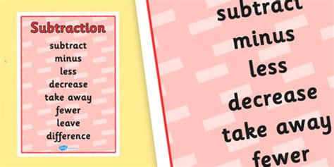 Different Words For Subtraction   Subtraction Wiktionary The Free Dictionary - Different Words For Subtraction