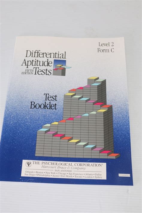 Differential Aptitude Test Booklet