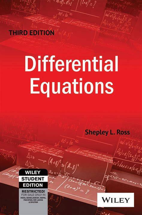 differential equation by shepley l ross solutions
