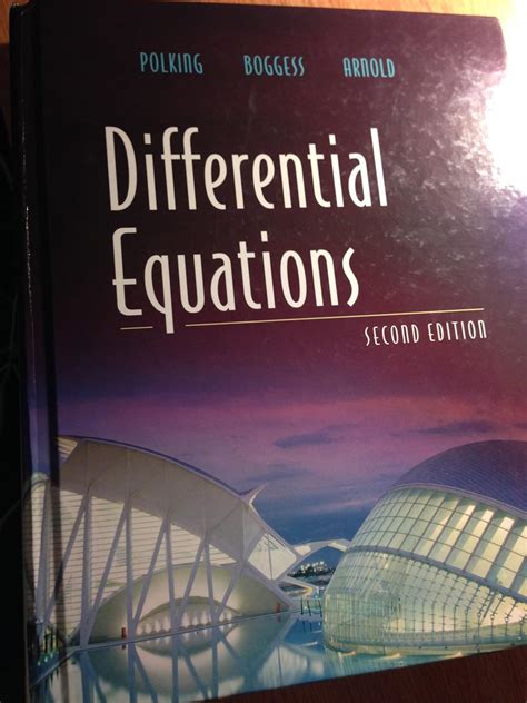 Differential Equations 2nd Polking