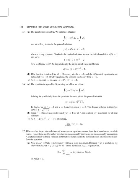 Differential Equations 4th Edition Solution Manual