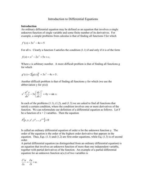 Differential Equations An Introduction With Mathematica Instructors Manual Textbooks In Mathematical Sciences