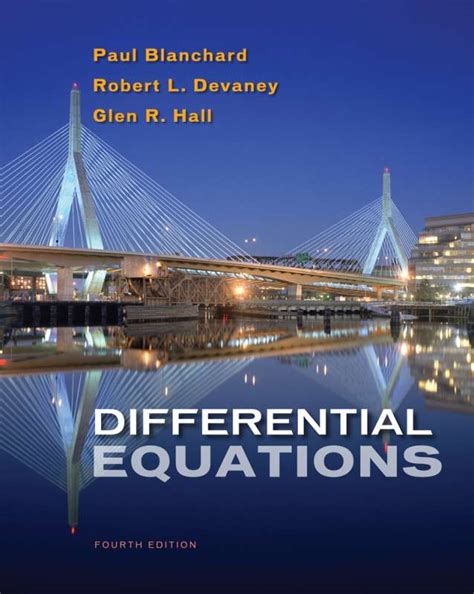 Differential Equations Blanchard Devaney Hall 4th Edition