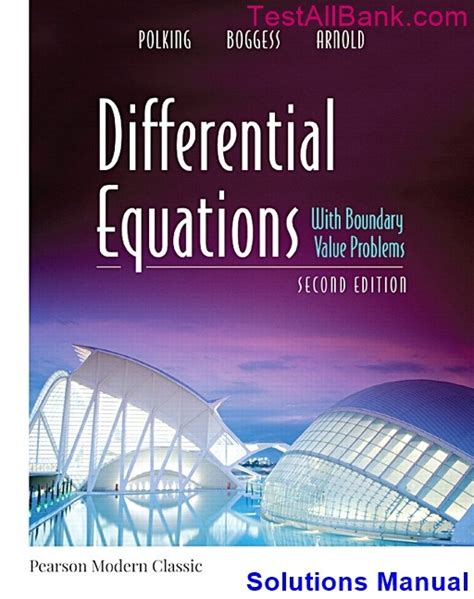 Download Differential Equations Polking Solutions Manual Pdf 