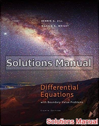 Read Differential Equations Zill Solution Manual 8Th Edition 