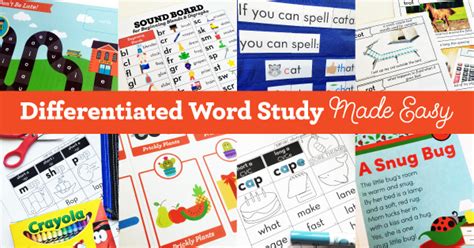 Differentiated Word Study Made Easy Second Story Window 2nd Grade Words Their Way - 2nd Grade Words Their Way