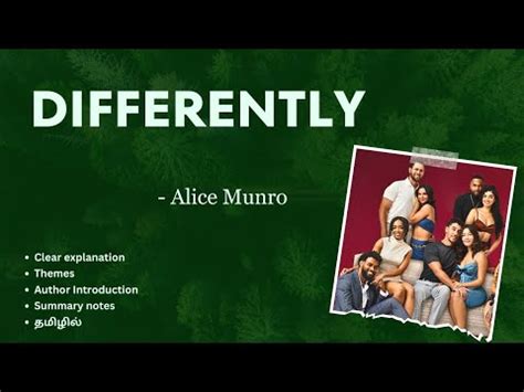 Differently By Alice Munro