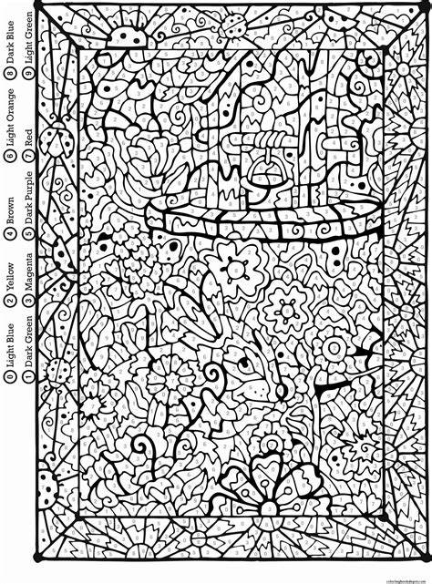 Difficult Color By Number Printables Coloring Nation Coloring Pages Color By Number Hard - Coloring Pages Color By Number Hard