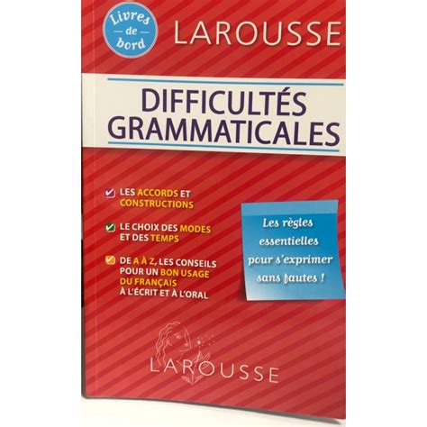 Difficultes Grammaticales