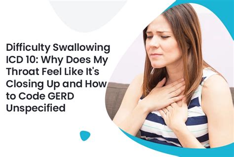 Difficulty Swallowing Icd 10