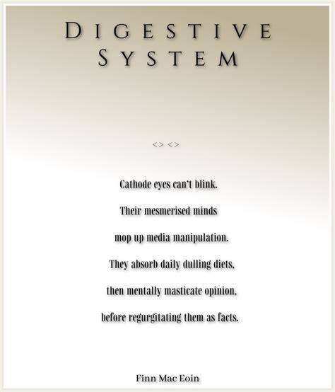 digestive system limerick poems