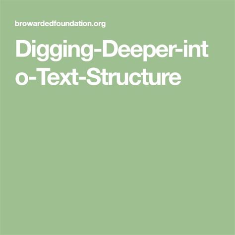 Digging Deeper Into Text Structure Share My Lesson Text Structure 6th Grade - Text Structure 6th Grade