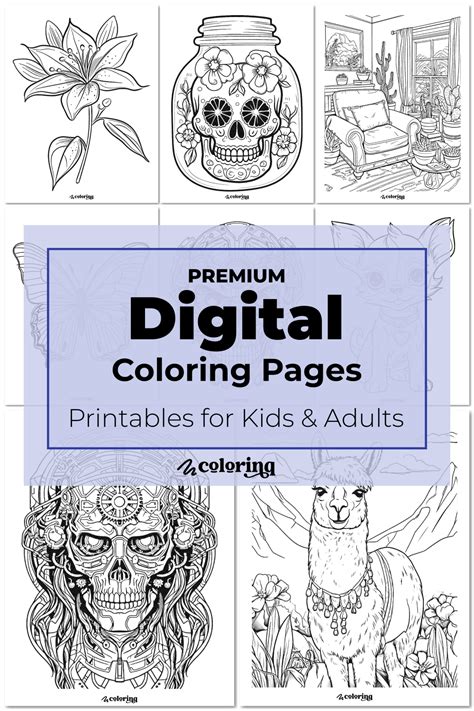 digital coloring pages