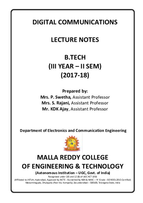 digital communication notes for diploma