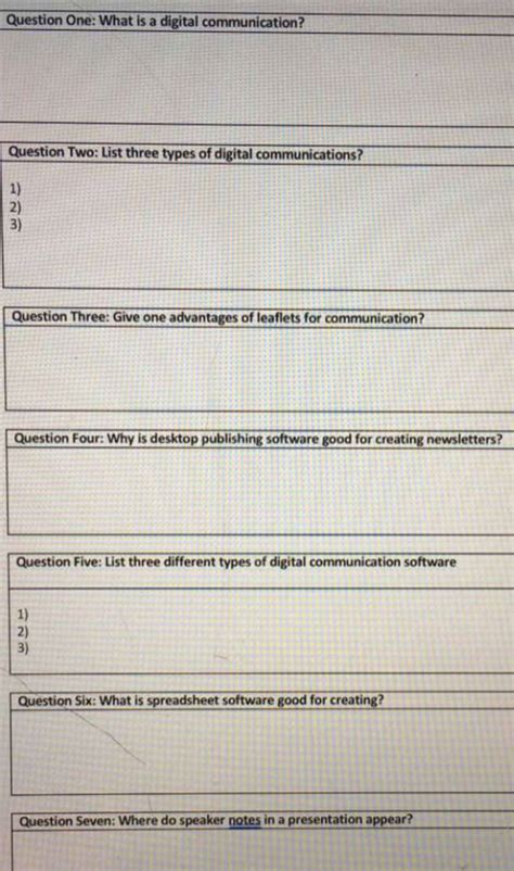 Digital Communication Question
