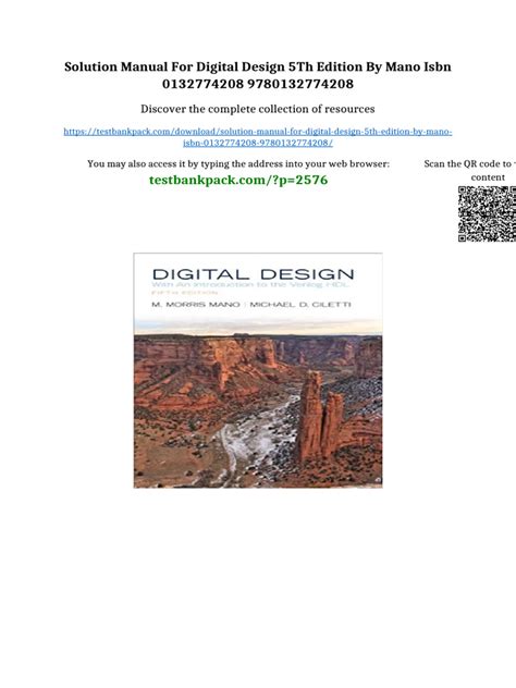 Digital Design 5th Edition Solution Manual