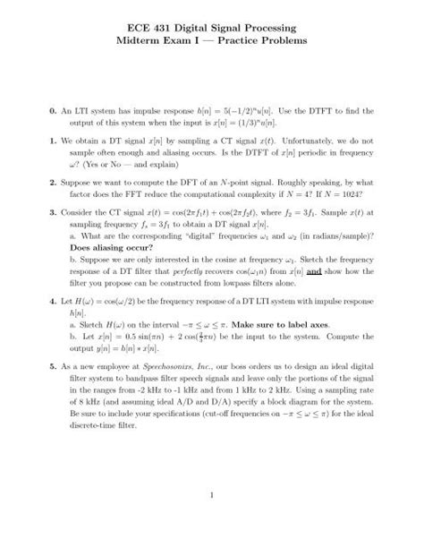 Digital Image Processing Midterm Exam Solutions