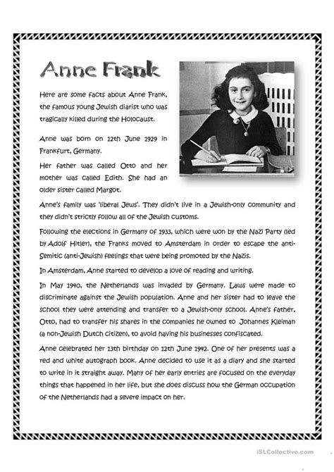 Digital Lesson About Anne Frank Anne Frank House Anne Frank Timeline Worksheet - Anne Frank Timeline Worksheet