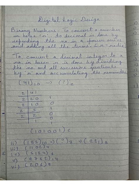 Digital Logic Design Notes For Cse